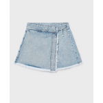 Mayoral Φούστα παντελόνι Τζιν ανοιχτό 26-06903-038