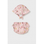 Mayoral Σετ καπέλο και βρακάκι Ροζέ 26-09004-027