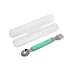 Melii Spork On the Go (σε θήκη) – Mint/Grey MEL11250 Melii Spork On the Go (σε θήκη) – Mint/Grey MEL11250