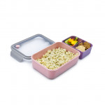 Melii Φαγητοδοχείο Bento 3 θέσεων 1250ml Pink – Purple New MEL21901 Melii Φαγητοδοχείο Bento 3 θέσεων 1250ml Pink – Purple New MEL21901
