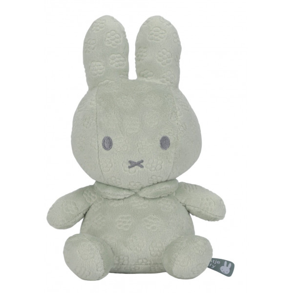 Miffy Λούτρινο Aπό Bελουτέ Ύφασμα 20cm Πράσινο 47-3886