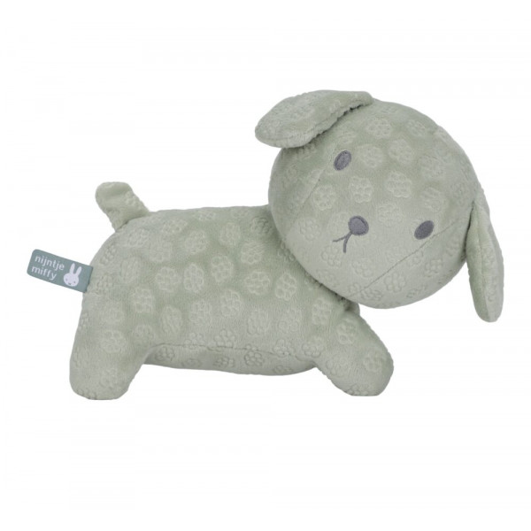 Miffy Λούτρινο Σκυλάκι Από Βελουτέ Ύφασμα 25cm Πράσινο Miffy 47-3898