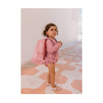 Monnëka Σακίδιο Παραλίας με Δίχτυ Pink Whale 61-93506