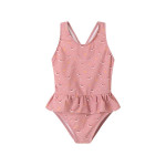 Monnëka Ολόσωμο Μαγιό με Προστασία από τον Ήλιο 3-4 Ετών Pink Whale 61-93572/3