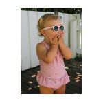 Monnëka Ολόσωμο Μαγιό με Προστασία από τον Ήλιο 3-4 Ετών Pink Whale 61-93572/3