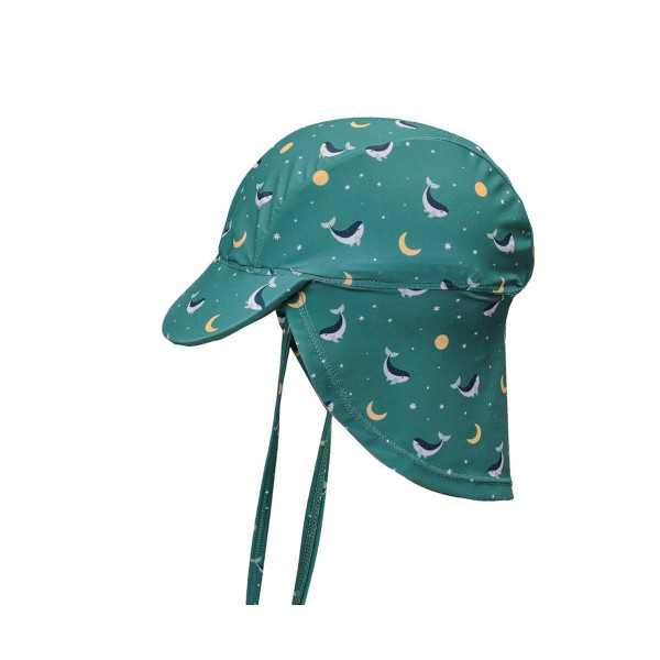 Monnëka Καπέλο Παραλίας Αντηλιακής Προστασίας 12-24 Μηνών Teal Whale 61-93610/2