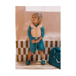 Monnëka Μπλούζα Αντιηλιακής Προστασίας Μακρύ Μανίκι 6-12 Μηνών Teal Whale 61-98288/1