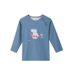 Monnëka Μπλούζα Αντιηλιακής Προστασίας Μακρύ Μανίκι 6-12 Μηνών Hippos 61-98290/1