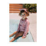 Monnëka Μπλούζα Αντιηλιακής Προστασίας Μακρύ Μανίκι 6-12 Μηνών Pink Whale 61-98291/1