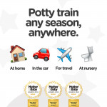My Carry Potty® Πολυβραβευμένο Φορητό Γιο-Γιό Απαλό ροζ M-MCP-BS-PI