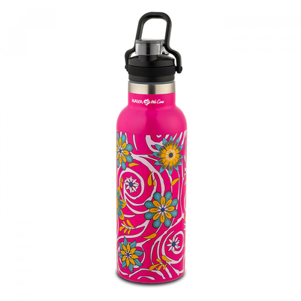 NAVA Θερμός Μπουκάλι Ανοξείδωτο "We Care" Ρόζ 500ml 10-016-020