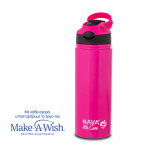 NAVA Θερμός μπουκάλι ανοξείδωτο "We Care" magenta 500ml 10-016-050