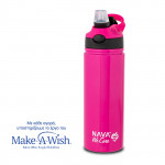 NAVA Θερμός μπουκάλι ανοξείδωτο "We Care" magenta 500ml 10-016-050