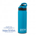 NAVA Θερμός μπουκάλι ανοξείδωτο "We Care" πετρόλ 500ml 10-016-051