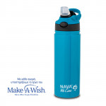 NAVA Θερμός μπουκάλι ανοξείδωτο "We Care" πετρόλ 500ml 10-016-051