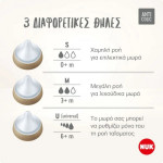 Nuk Θηλή Σιλικόνης Perfect Match 2 τμχ 0m+ S 124.032 Nuk Θηλή Σιλικόνης Perfect Match 2 τμχ 0m+ S 124.032