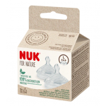 Nuk For Nature Θηλή Σιλικόνης Sense L 2τεμ. 124027
