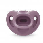 NUK Πιπίλα Σιλικόνης με Θήκη First Choice Soft 0-6μηνών Ροζ 175.376roz