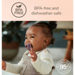 NUK Πιπίλα Σιλικόνης με Θήκη First Choice Soft 0-6μηνών Ροζ 175.376roz