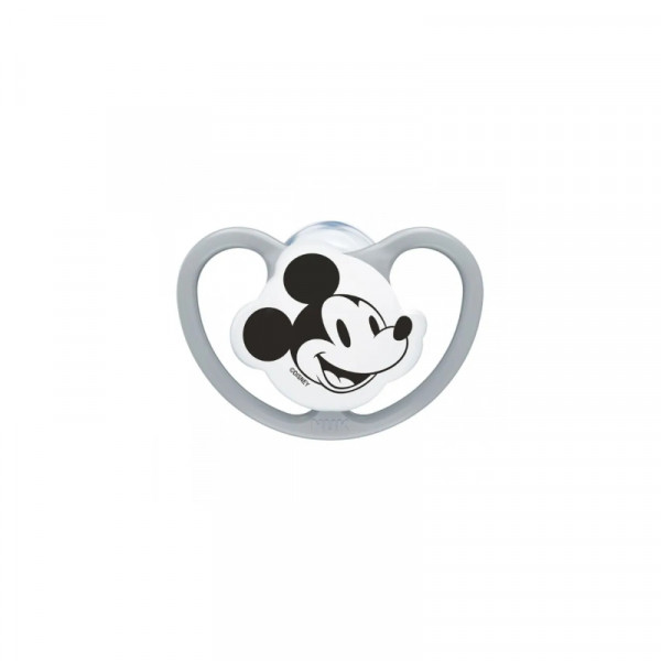 NUK Πιπίλα Σιλικόνης με Θήκη Perfect Match Air Disney Mickey Mouse 0-6 Μηνών 175.369