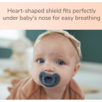 NUK Πιπίλα Σιλικόνης με Θήκη First Choice Soft 0-6μηνών Μπλε 175.376blue