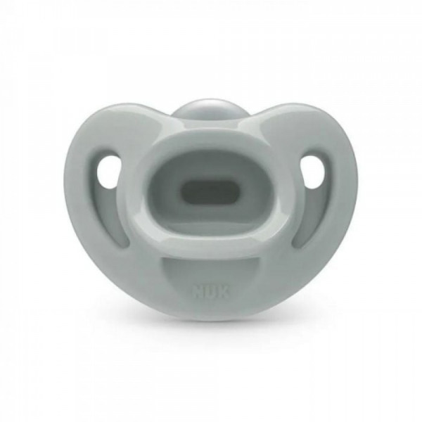 NUK Πιπίλα Σιλικόνης με Θήκη First Choice Soft 0-6μηνών Πράσινο 175.376green 