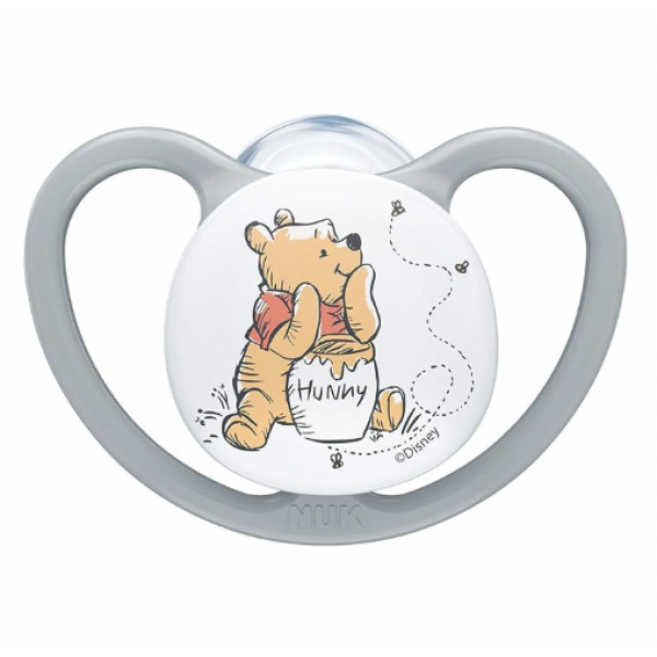 Nuk Πιπίλα Σιλικόνης με Θήκη Winnie The Pooh 6-18m 176.355