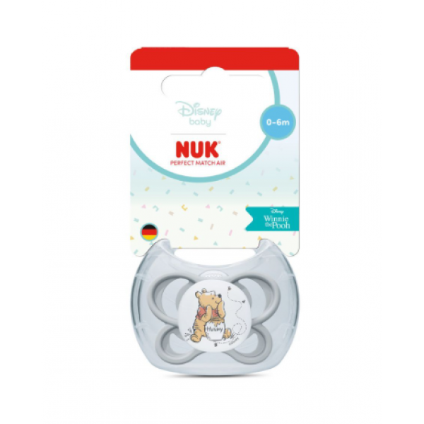 Nuk Πιπίλα Σιλικόνης με Θήκη 6-18m Λιλα 176.370