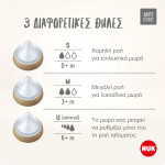 Nuk Perfect Match Μπιμπερό 3m+ Με Μαλακή Θηλή Σιλικόνης 260ml 216.015