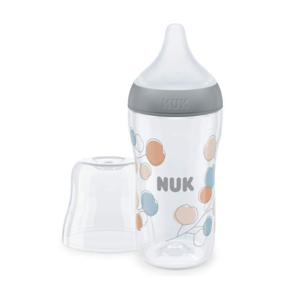 Nuk Perfect Match Mπιμπερό Πλαστικό Με Μαλακή Θηλή Σιλικόνης 3m+ 216.016