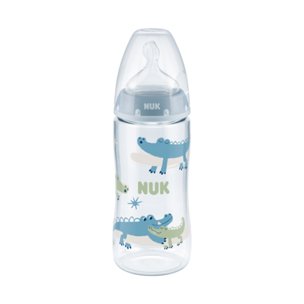 Nuk Μπιμπερό First Choice Plus 6-18m με Δείκτη Ελέγχου Θερμοκρασίας 360ml Μπλε 216.248blue