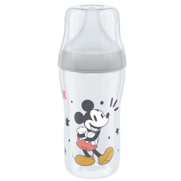 Nuk Disney Mickey Mouse Perfect Match Μπιμπερό 3m+ Με Μαλακή Θηλή Σιλικόνης  260ml 216.305