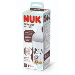 Nuk Disney Mickey Mouse Perfect Match Μπιμπερό 3m+ Με Μαλακή Θηλή Σιλικόνης  260ml 216.305