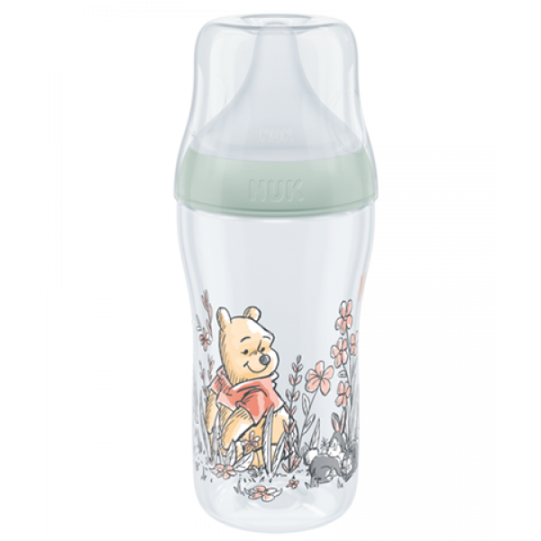 Nuk Disney Winnie Pooh Perfect Match Μπιμπερό 3m+ Με Μαλακή Θηλή Σιλικόνης 260ml Winnie 216.308