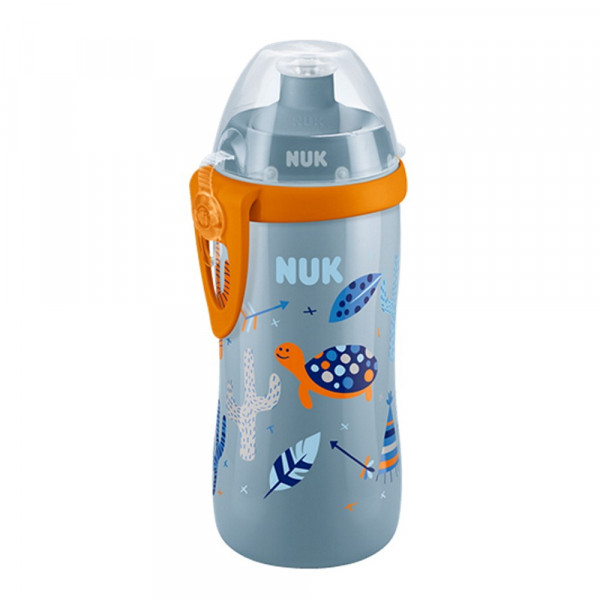 Nuk First Choice Παγουράκι με Καπάκι 36m+ Push-Pull Μπλε 300ml 255.408