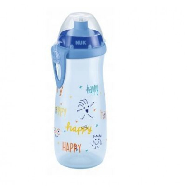 Nuk First Choice Sports Cup με Καπάκι Push-Pull 450Ml 36m+ 255.412blue