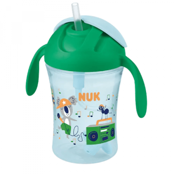 Nuk Ποτήρι Motion Cup με Λαβές Πράσινο 8m 230ml 255.639green