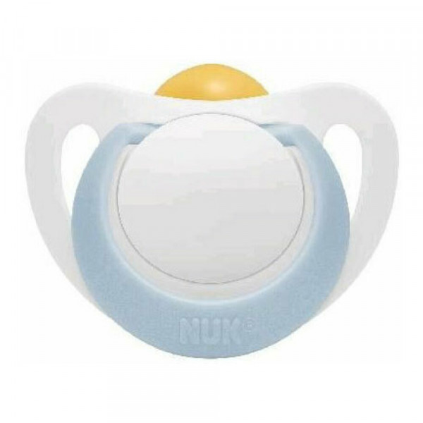 Nuk Star Πιπίλα Καουτσούκ με Θήκη 0-6m Μπλε 726.062blue