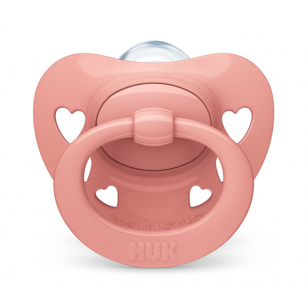 Nuk Signature Πιπίλα Σιλικόνης 0-6m  730.652pink