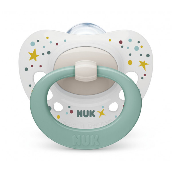 Nuk Signature Πιπίλα Σιλικόνης 0-6m  730.652whitemint