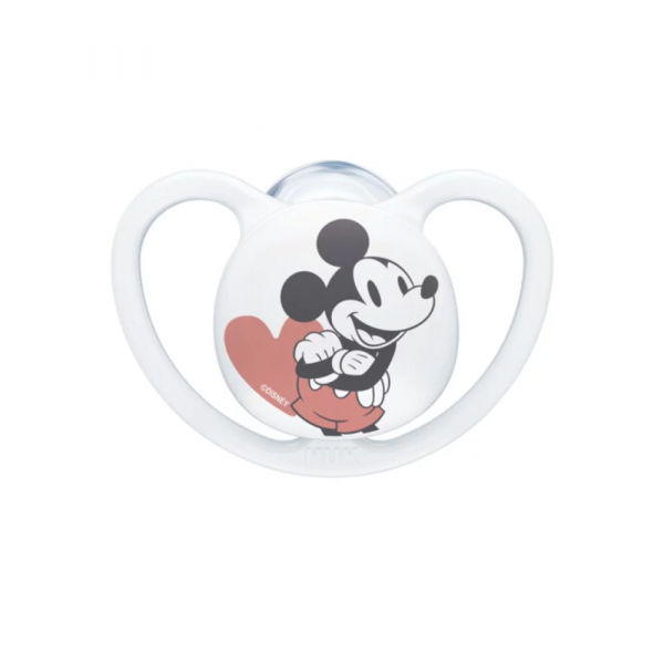 Nuk Πιπίλα Σιλικόνης Disney Baby Space Mickey Mouse 0-6m 1τμχ 730.716White