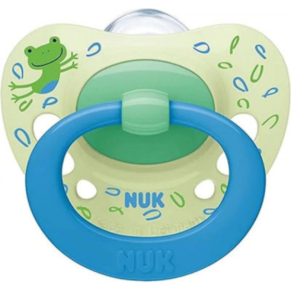 Nuk Signature Πιπίλα Σιλικόνης Πράσινο 6-18m 1τμχ 736.694green