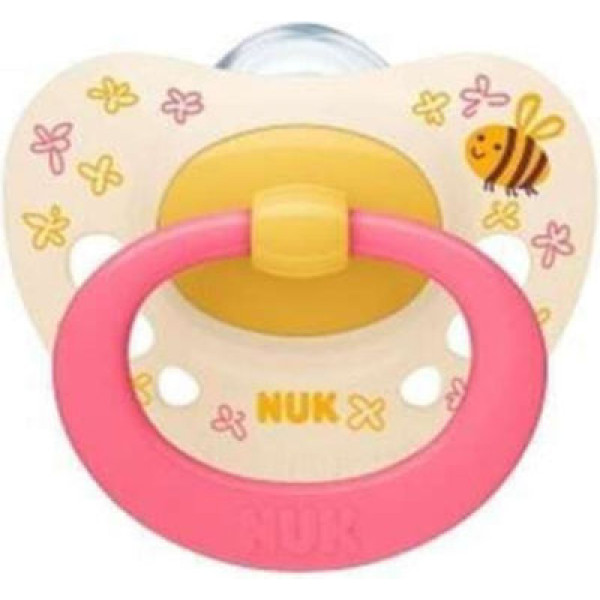 Nuk Signature Πιπίλα Σιλικόνης Κίτρινο 6-18m 1τμχ 736.694kitrino