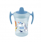 NUK Trainer Cup Με Ρύγχος 6m+ 230ml Μπλέ Ζέβρα 751.140.zevra