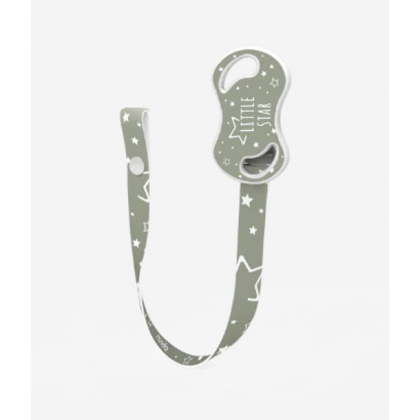 NUVITA Κλιπ πιπίλας με κουμπί στερέωσης Sage Green 6071 NU-ALPF2256