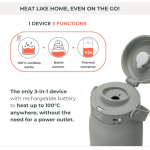 NUVITA Βραστήρας και φορητός θερμαντήρας γάλακτος Hot'n'Go 1190 NU-ALSC0035