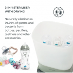 NUVITA Αποστειρωτής Ατμού Και Στεγνωτήρας 2 σε 1 SteriDry  1088 NU-ALST1088