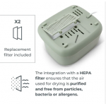 NUVITA Αποστειρωτής Ατμού Και Στεγνωτήρας 2 σε 1 SteriDry  1088 NU-ALST1088
