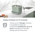 NUVITA Αποστειρωτής Ατμού Και Στεγνωτήρας 2 σε 1 SteriDry  1088 NU-ALST1088