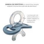 NUVITA Μασάζ ούλων 2 μήνες +  7003 Powder Blue NU-IBOC0031